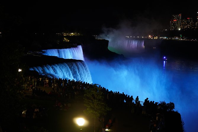 2-Day Niagara Falls USA Tour from Boston - What you see at Niagara Falls State Park after dark