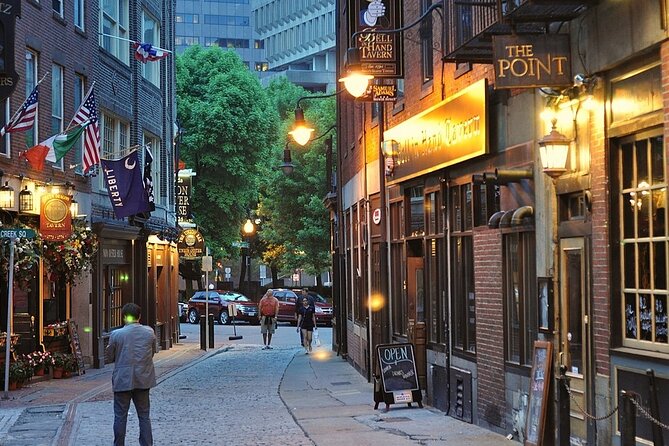 2 Hour Boston Historical and Heritage Walking Tour - School Street links education, hotels, and a patient donkey