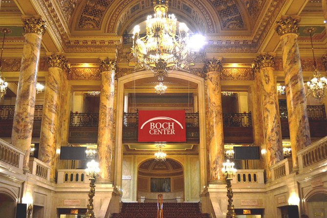 Boch Center Wang Theatre Tour & Folk Americana Roots Hall of Fame - The grand hall and its movie-palace past