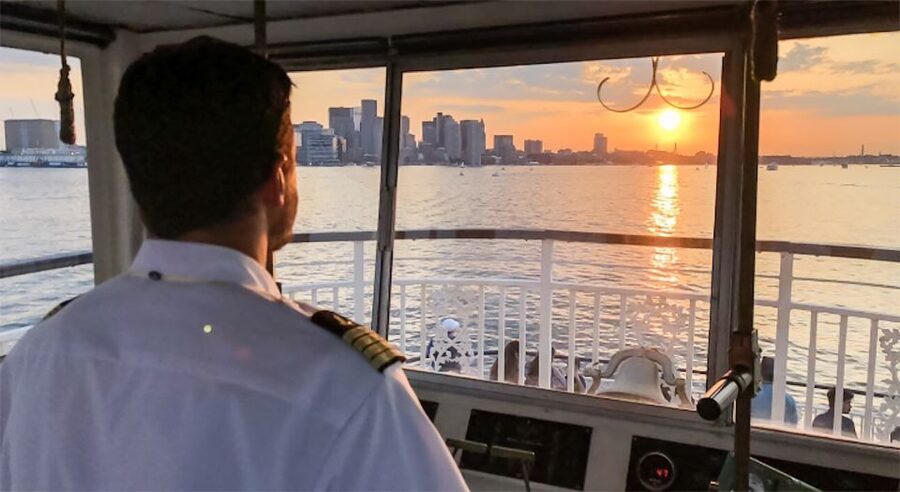 Boston: Boston Harbor Sunset Cruise - Seeing the USS Constitution at sunset