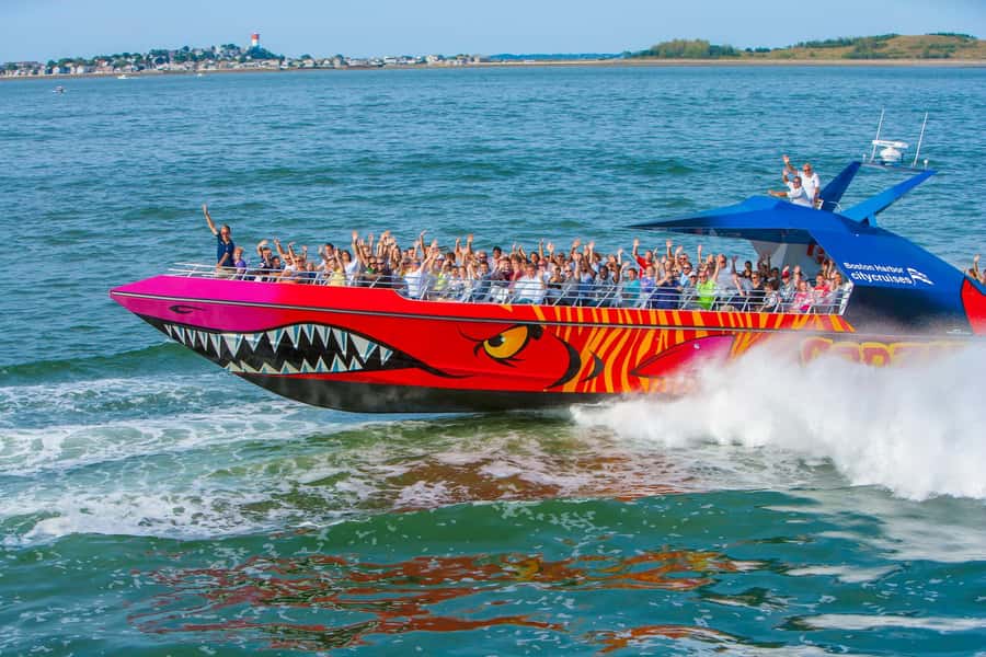 Boston: City Cruises Harbor Codzilla High Speed Thrill Boat - Codzilla Is a Speed Ride, Not a Quiet Harbor Cruise