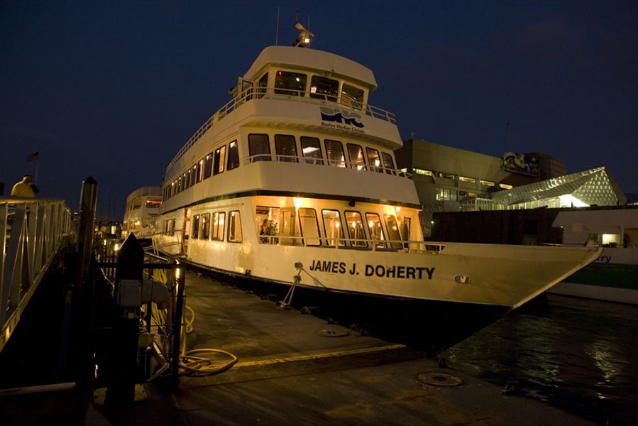 Boston: City Cruises Sunset Skyline Cruise with Commentary - Boat comfort, seating, and small drawbacks
