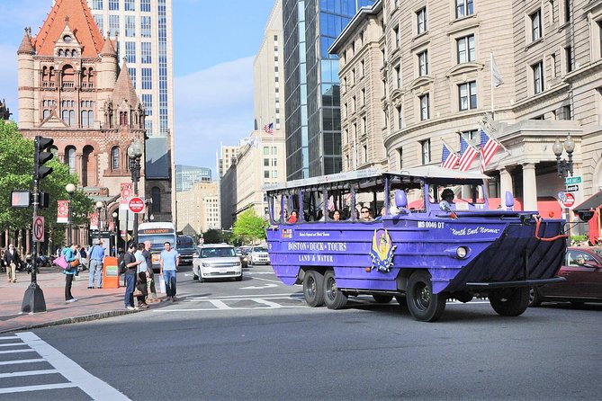 Boston Duck Boat Sightseeing City Tour with Cruise Along Charles River - Quincy Market, the Waterfront, and Boston’s Past