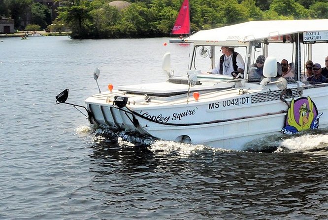 Boston Duck Boat Sightseeing City Tour with Cruise Along Charles River - TD Garden, the Zakim Bridge, and the River Approach