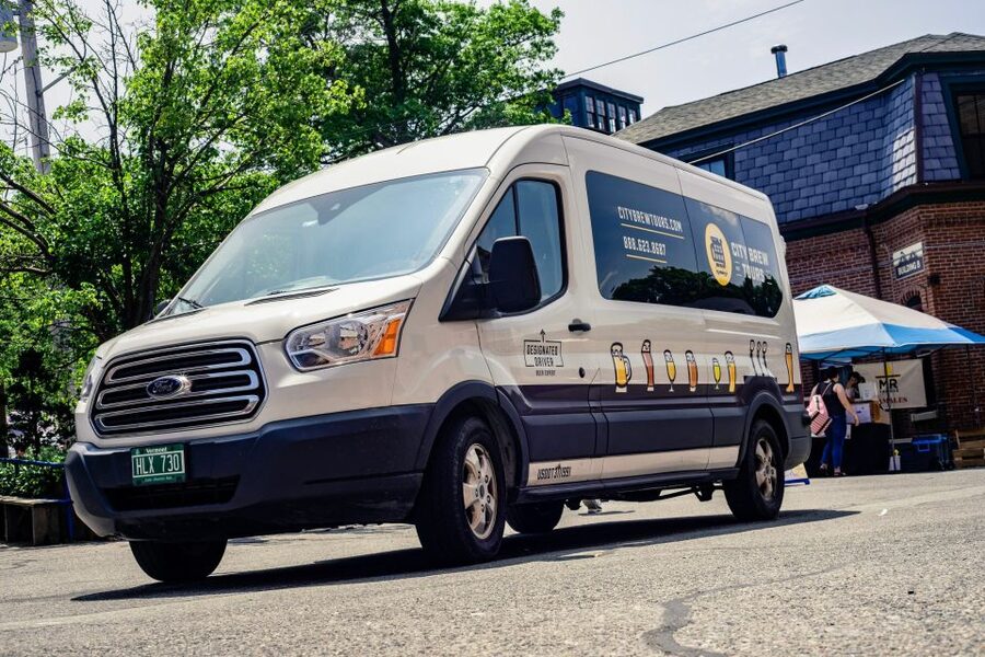 Boston: Guided Craft Brewery Tour with a Snack - The vehicle makes the route easier
