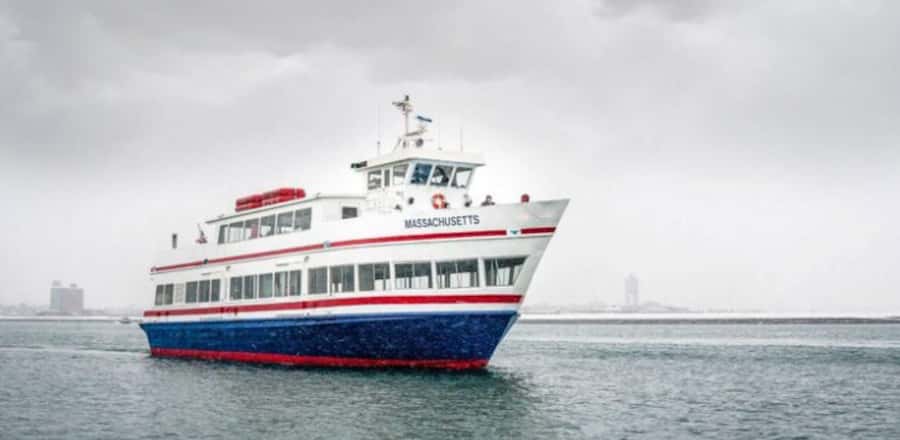 Boston Harbor: Full Moon Cruise with Champagne Option - East Boston, Charlestown, and the USS Constitution