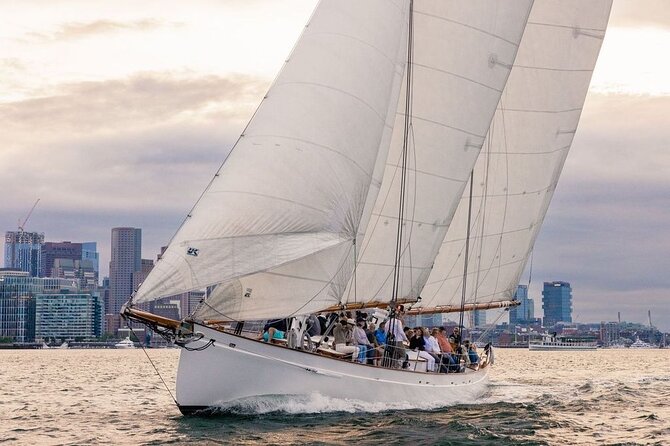 Boston Harbor Sunset Sail Tour - Castle Island, Fort Independence, and the return