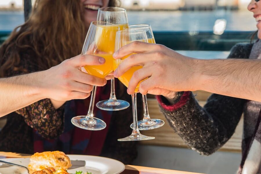 Boston Harbor: Winter Holiday Weekend Brunch Cruise - A winter brunch on Boston Harbor
