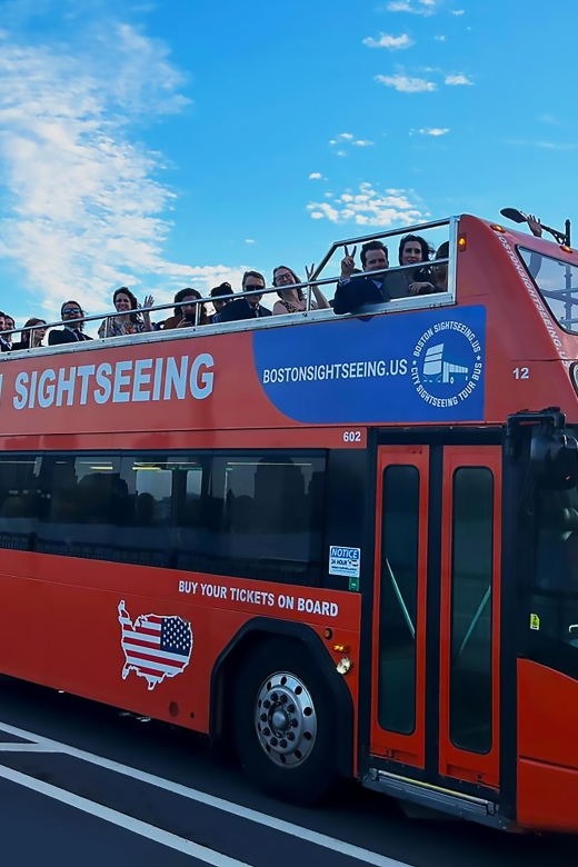 Boston: Hop-On Hop-Off Double-Decker Bus Sightseeing Tour - Getting your bearings from the red double-decker bus