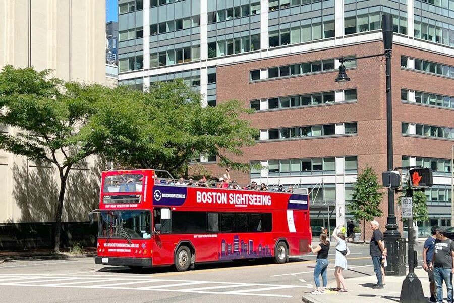Boston Sightseeing: Single Ride Pass With Double-Decker Bus - Boston Public Library and Back Bay