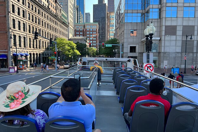 Boston Sightseeing Single Ride Pass With Double Decker Tour Bus - Back Bay from Boston Public Library to Trinity Church