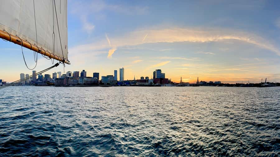 Boston: Sunset Tall Ship Harbor Cruise - Boston Harbor at the best hour