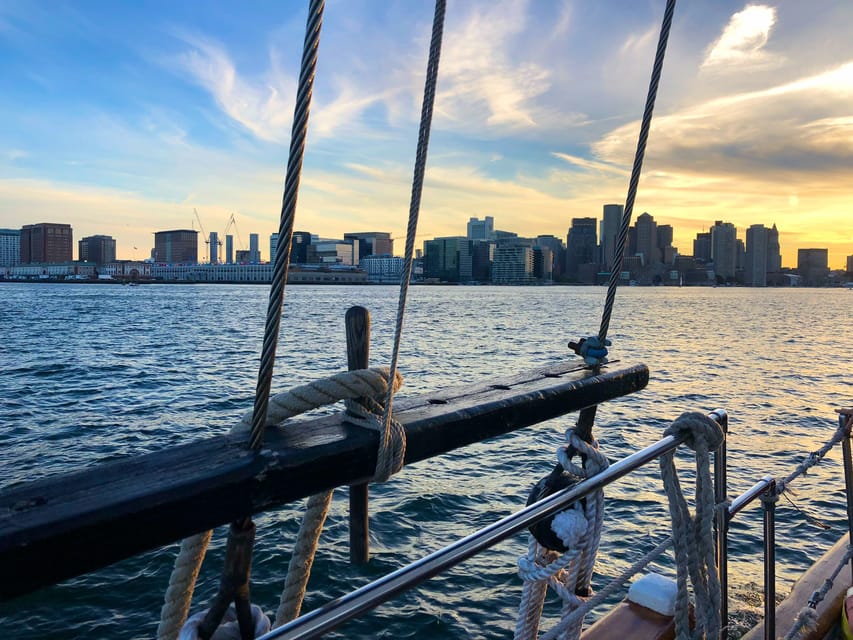 Boston: Sunset Tall Ship Harbor Cruise - Sunset weather can fool you