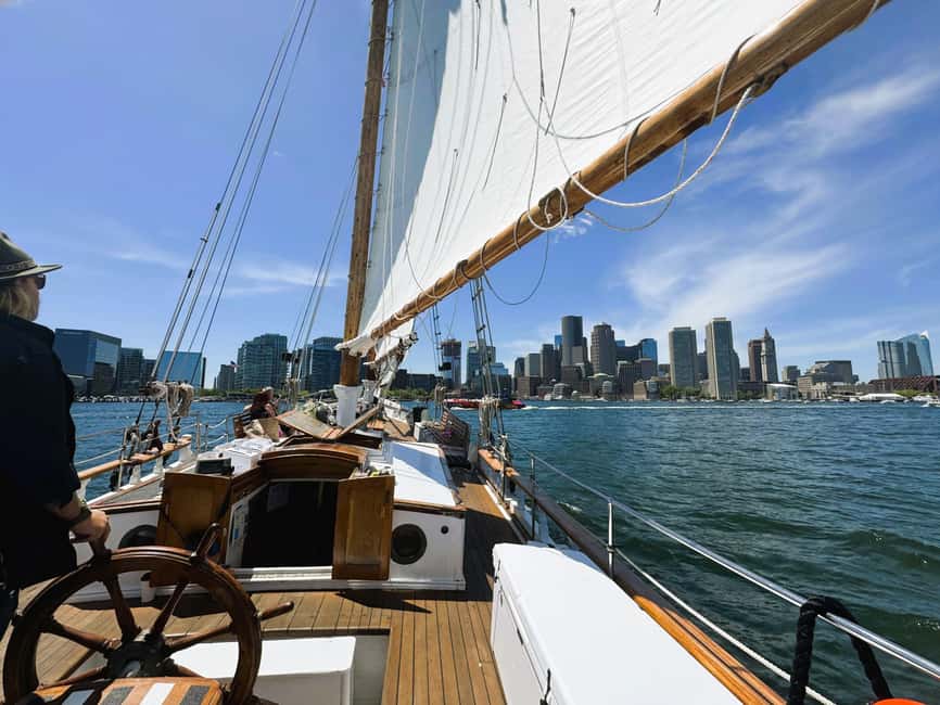 Boston: Tall Ship Harbor Sail - A proper schooner sail from Fan Pier Marina