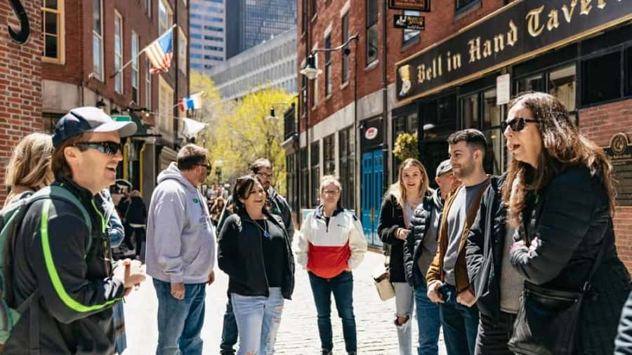 Boston: Top 10 Freedom Trail & 'Cheers' Guided Walking Tour - Arriving at Cheers in Beacon Hill