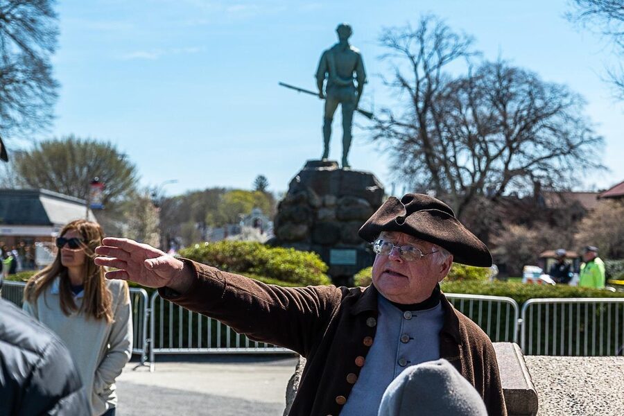 Lexington, MA Battle Green Walking Tour with Costumed Guide - The Old Belfry and the alarm of April 19