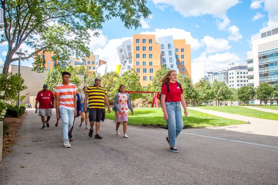 Massachusetts Institute of Technology Public Tour - Going inside buildings, halls, and lab areas