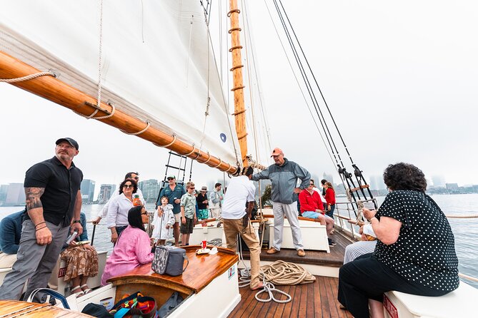 Pastries & Prosecco Aboard a Tall Ship in Boston Harbor - The crew helps shape the mood