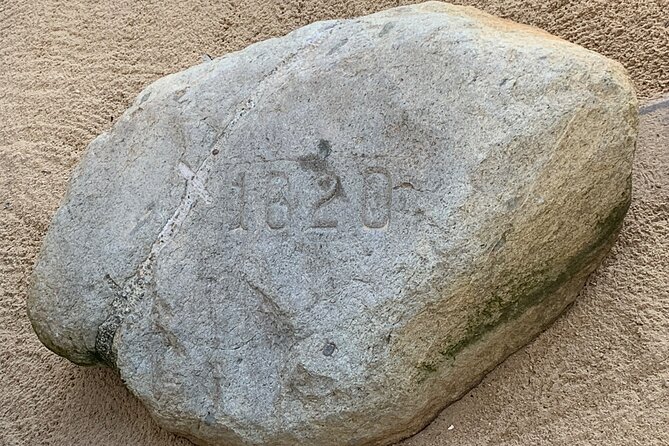 Plymouth half day private tour from Boston - Plymouth Rock and the weight of a small stone