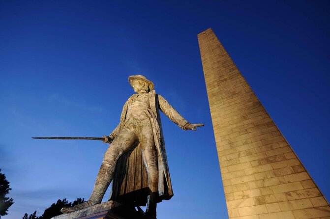 Private 1.5-Hour Freedom Trail Walking Tour with Costumed Guide - Extending the walk to Bunker Hill Monument