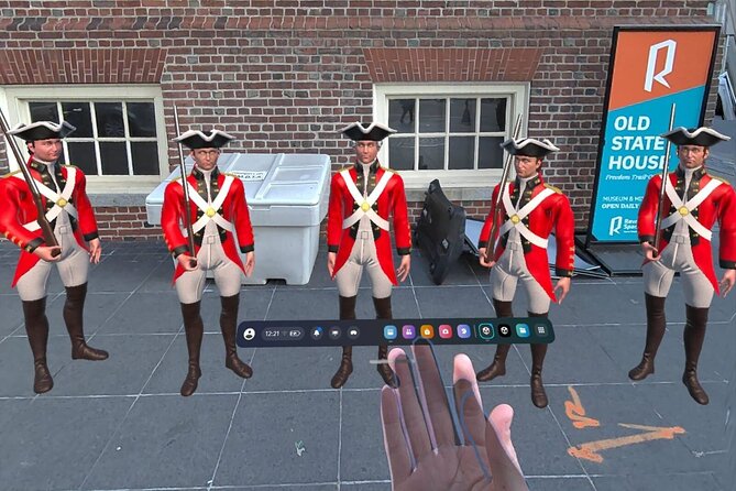 Relive 1776: See Boston's History in Augmented Reality (AR) - Old Corner Bookstore: Boston’s old street life