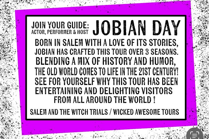 Salem and The Witch Trials - What Jobian brings to the walk