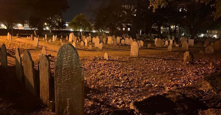 Salem: Specters and Apparitions Ghost Hunting Tour - Old Burying Point Cemetery: the final stop