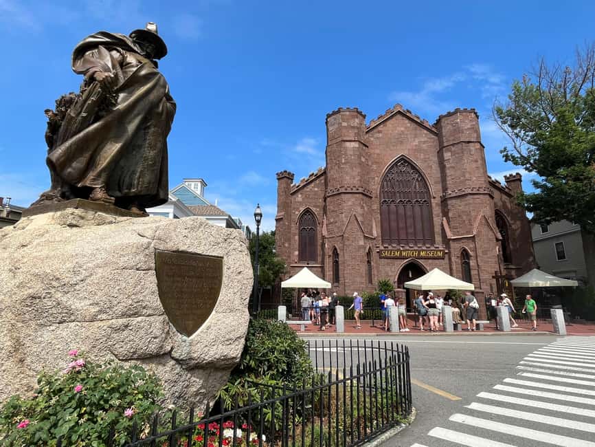 Salem Witch Tour from Boston by Train - The Witch Trials Memorial puts the story first