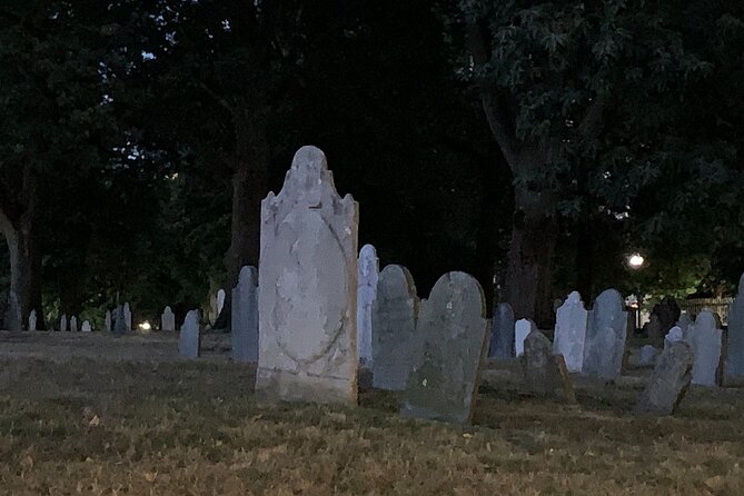 Self-Guided Smartphone Ghost Walking Tour Boston App EMF Reader - The burial ground stories stay outside the gates