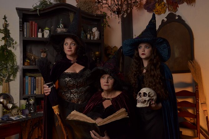 Witch Costume Photo Shoot - Witch Cottage theatrical set - The Photo Reveal and Digital Gallery